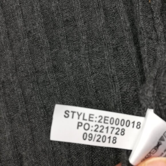 Vineyard Vines Sweater Womens Large Cashmere Cable Knit Open Front Cardigan Gray - Picture 5 of 10